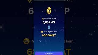 WAT Coin withdraw process। Gamee airdrop wat coin launch today। How to withdraw process Wat coin