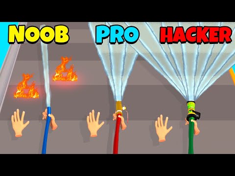 NOOB vs PRO vs HACKER - Pressure Washing Run