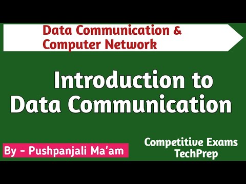 Lec - 1.1 Introduction to Data Communication II Basics of Communication  in DCCN in Hindi