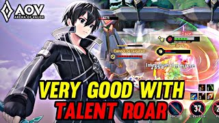 AOV : ALLAIN/KIRITO GAMEPLAY | FULL DAMAGE WITH TALENT ROAR  - ARENA OF VALOR LIÊNQUÂNMOBILE ROV