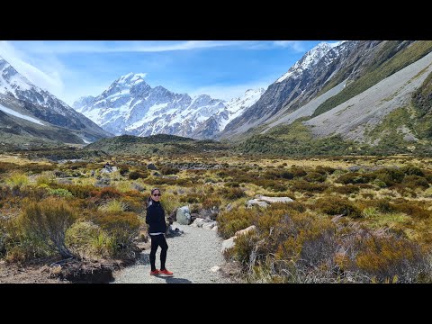 HOOKER VALLEY TRACK AORAKI/MOUNT COOK NATIONAL PARK NEW ZEALAND