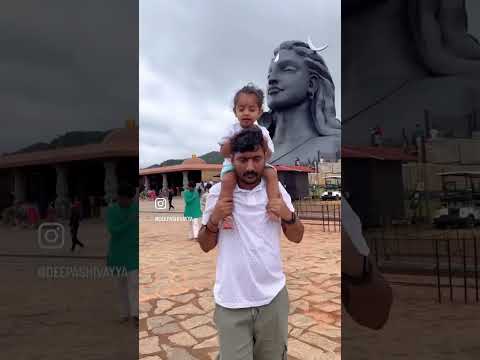 Dad daughter love❤️ #daughter #fatherhood #dailyvlog #kannadavlogger #toddleractivities #adiyogi