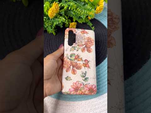 Easy mobile cover art #diy #craft #mobilecovercraft #shorts