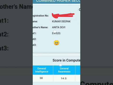 Ssc Chsl Scorecard 2021 #chsl #cgl #mts #scorecard