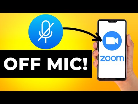 How to OFF Mic in ZOOM App in Phone (Step by Step)