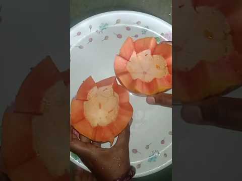 #seedsless papaya fruit #healthy #fruitcutting #ytshorts #cookingchannel @SnigdaVantalu