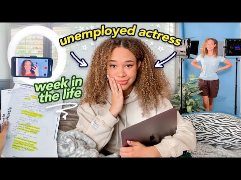 UNEMPLOYED ACTRESS Week in the Life! (Meetings, Audition Prep + Self Care Vlog)