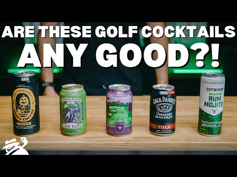 GOLFER'S BLIND TASTE TEST CANNED COCKTAILS | MYGOLFSPY