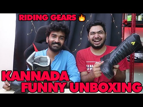 FUNNIEST🤣KANNADA UNBOXING🔥GEEKYRANDITH | RIDING BOOTS WATERPROOF AND GLOVES | THEGEEKINDIA #Kannada