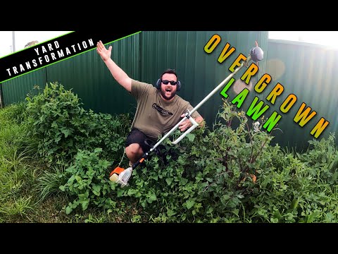 I Got BUSTED Mowing This INSANELY THICK Overgrown LONG Grass! | The Owner Loved The Transformation