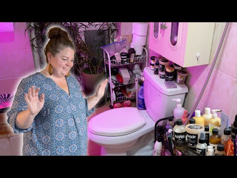 tiny bathroom PURGE 🧼 Dani's Final Home Declutter Pt 2/2