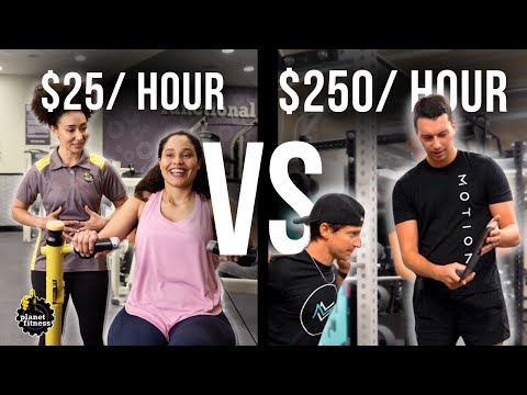 $25/ Hr vs. $250/ Hr Personal Trainer