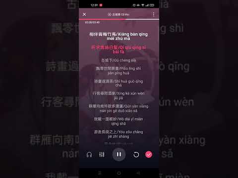 Cổ thành tình - Hứa Tiêu Nhi || 古城情 [许潇儿] Karaoke Pinyin