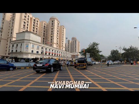 Kharghar - 4K | Winter Afternoon Drive | Navi Mumbai