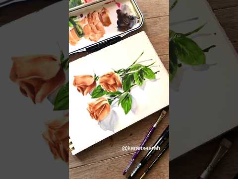 || Learn how to make this painting with me || #shorts #viral #painting