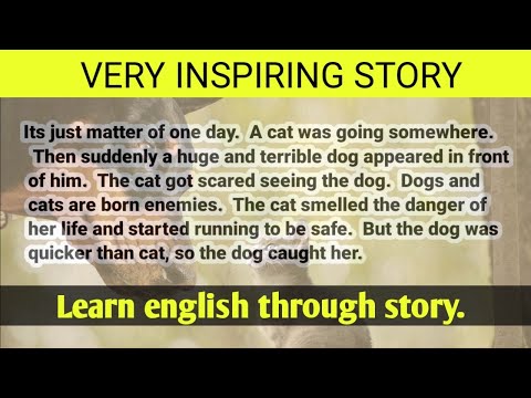 Learn english through story 📍 English story A SMART CAT FOOLS DOG. LISTENING PRACTICE #englishstory