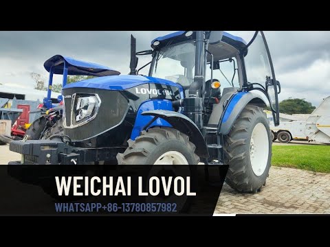 Weichai lovol 1104 110hp 4wd cabin Africa model