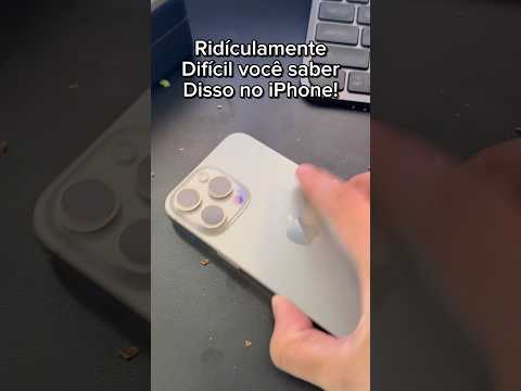 Várias dicas raras de alguém saber no iPhone