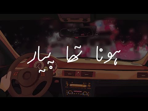 Hona Tha Pyar but it's a lofi remix | Aesthetics اردو