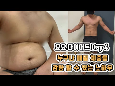 요요 다이어트 Day 4 누구나 매일 체중을 감량할 수 있는 노하우