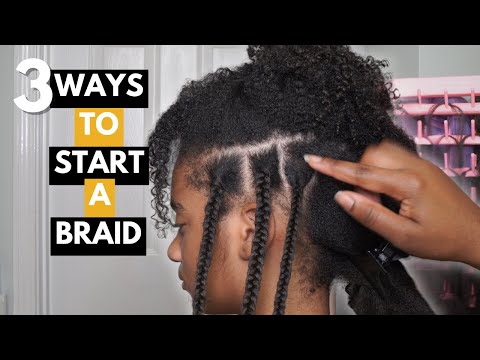 Braiding For Beginners Adding Hair Tutorial (3 Ways - Rubberband Method, Box Braid, Knotless Braid)