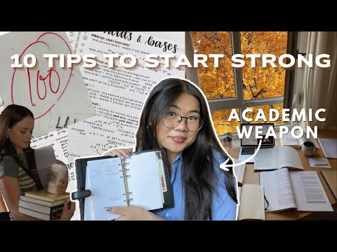 how to be an ACADEMIC WEAPON this semester 📝 non-basic tips, organization hacks