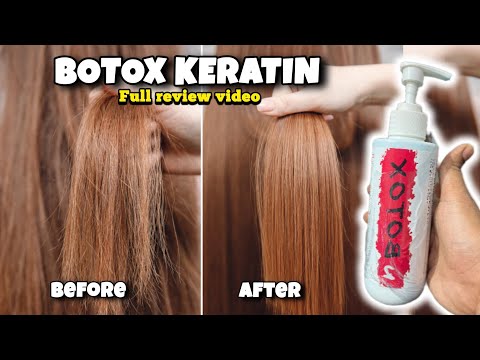 BOTOX Hair Keratin Treatment 🔥| Botox hair Treatment Review | Keratin Hair Treatment For frizzy Hair