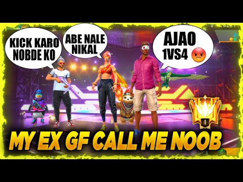 MY EX GF AND HER BF CALL ME NOOB 😡|| I CHALLENGE FOR 1VS4|| BEST VIDEO EVER||