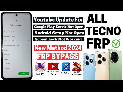 All Tecno FRP Bypass ✅ 2024 No Pc ❌ No Xshare ❌ Youtube Update ❌(K15Q)(K15K)(K17) Unlock All Android