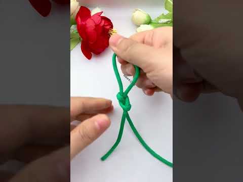 Figure eight hanging knot Super practical Rope weaving skills sharing Practical knots Easy to le