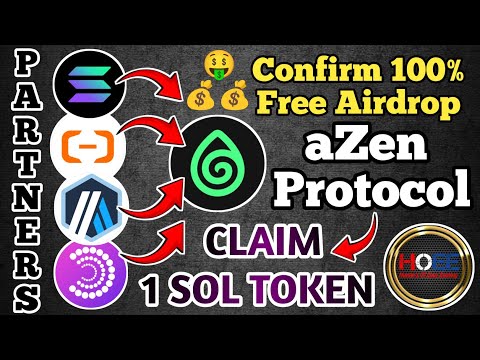 🪂 aZen PROTOCOL NEW DePIN FREE AIRDROP GUIDE/aZen 1 SOL TOKEN CLAIM/aZen Mandatory TASK DETAILS