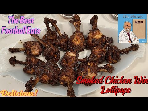 Smoked Chicken Wing Lollypops The Perfect Football Eats