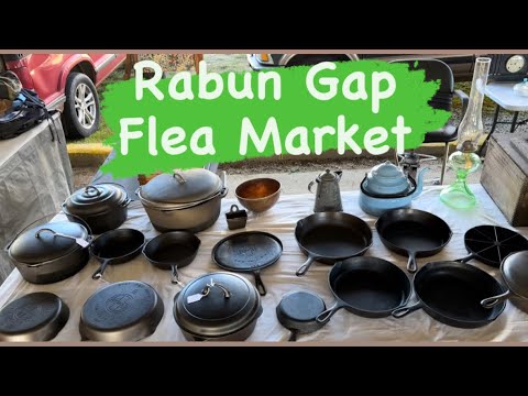 Antiquing at Rabun Gap Flea Market / Shopping for Antiques & Vintage Collectibles YouTube Video Vlog