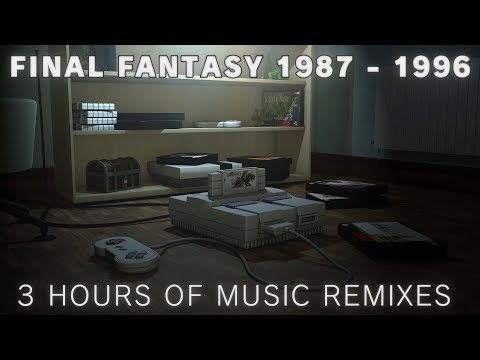 Final Fantasy Music 1987-1996 I-VI - 3 Hours of Relaxing Remixes - Nintendo Era Nostalgic Chill