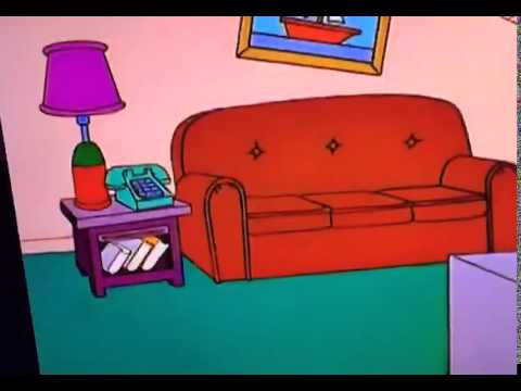 The Simpsons funny couch scene!