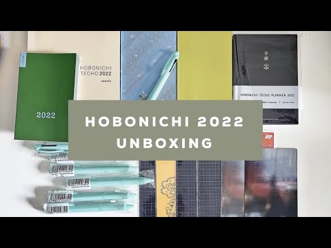 Hobonichi Unboxing 2022 | Sterling Ink