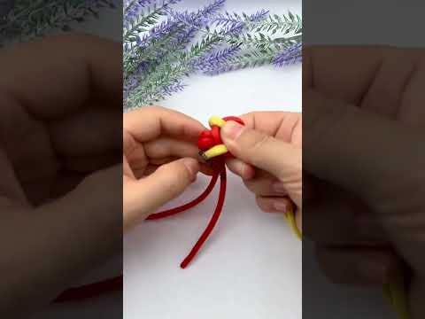 Tightening knot, knot tutorial, pendant jewelry knot tutorial, rope braiding skills sharing, pra