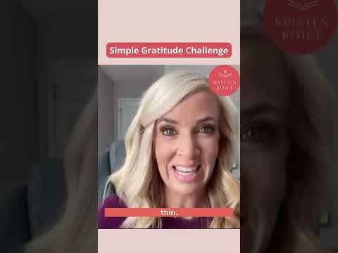 Simple Gratitude Challenge