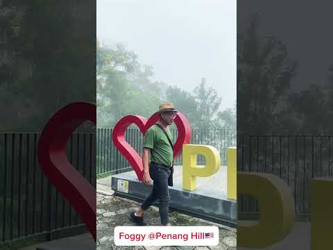 Foggy at Penang Hills | Malaysia #travelvlog  #travel #youtubeshorts #malaysia