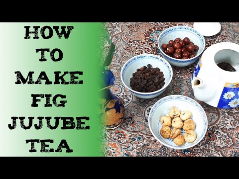 how to make fig-jujube tea 无花果干片茶 अंजीर की चाय инжирный чай té de higo con azufaifo Feigentee