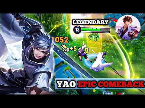 HONOR OF KINGS ( YAO ) EPIC COMEBACK GAMEPLAY | - HOK