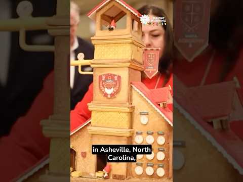 National Gingerbread Contest turns into heartfelt tribute to Asheville, North Carolina #shorts