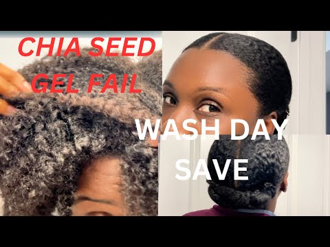 Chia Seed Gel Fail: Unexpected Wash Day + Stunning Protective Style Reveal #vlogmas2024