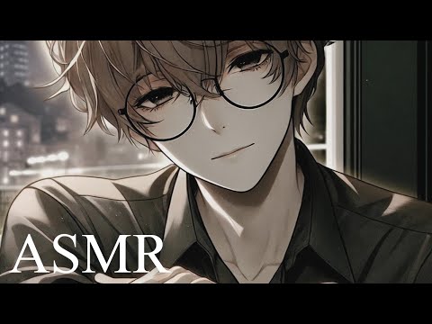 [ASMR/KU100] 寝る前に髪をとかしながらお話をしてくれる年上彼氏 | 囁き | トントン | 睡眠導入