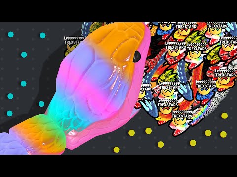 Snake Clash! .io - MAX LEVEL! Epic Snake Clash.io Gameplay! #122