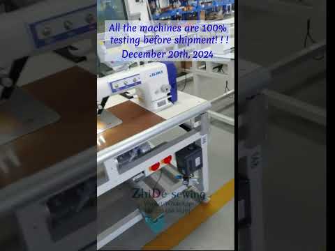 Good morning!Zhide Auto Sewing Equipment-All the machines are 100% tested before shipment#automation