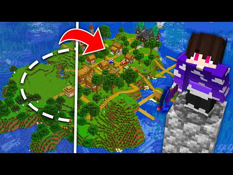 EU TRANSFORMEI A NOVA VILA DO MINECRAFT 1.21