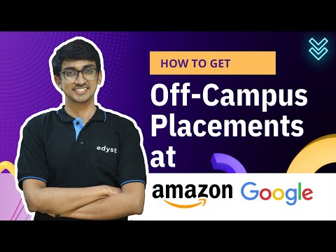 How to get off-Campus placement at Google/Amazon?