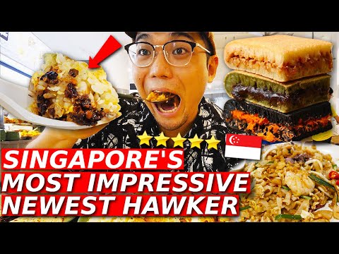 I Visited Singapore’s NEWEST Hawker Centre.. $100 Challenge at Buangkok Hawker Centre!