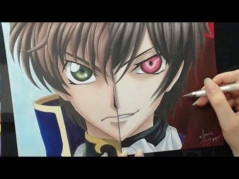 Speed Drawing - Suzaku | Lelouch (Code Geass)